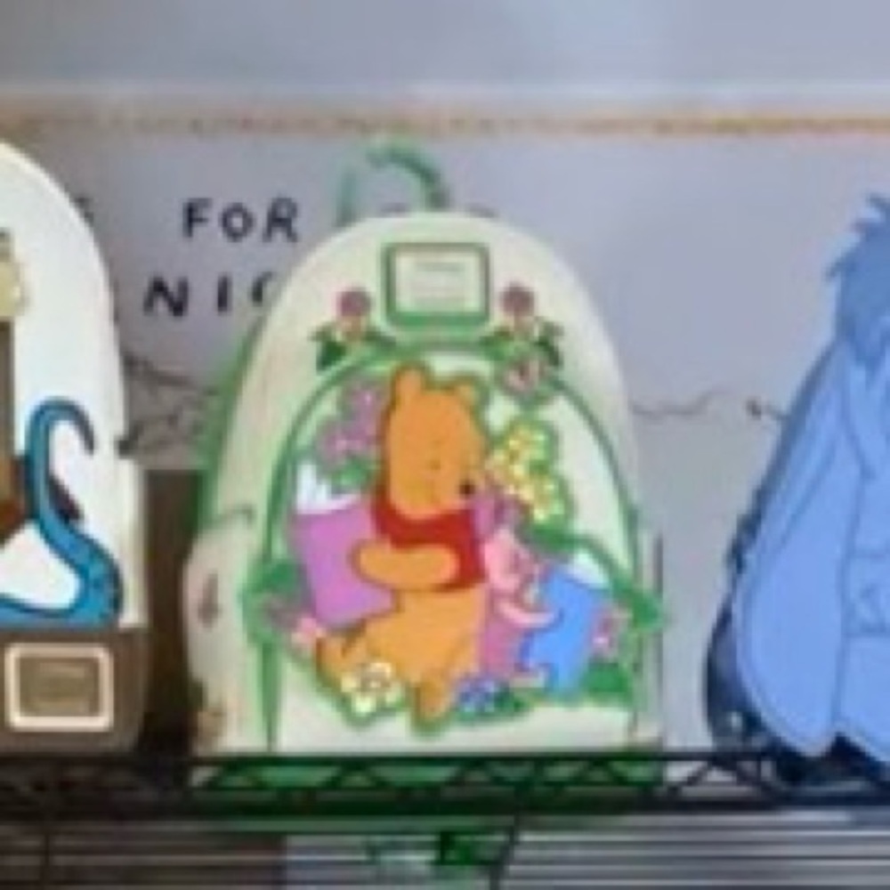 Loungefly Winnie the Pooh Backpack - Cream and Blue